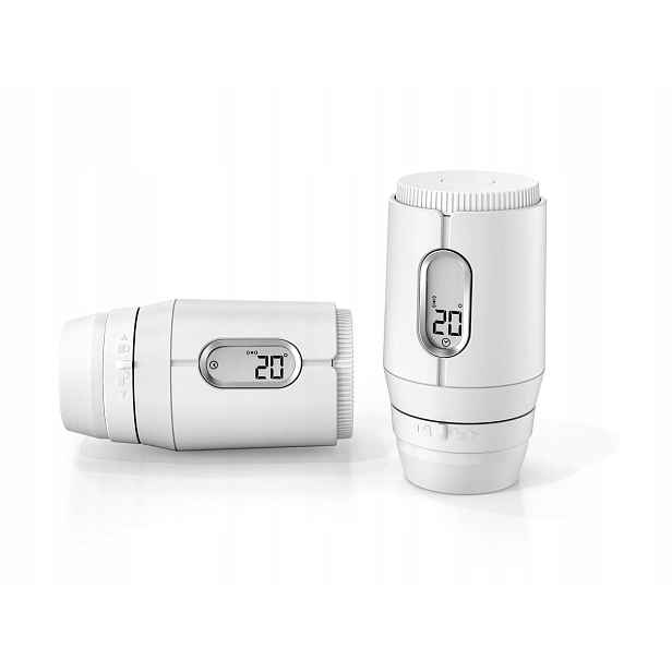 Sada 2 X Hlavice Pro Radiátor TRV3RF Salus Bateriová Bezdrátová M30X1,5