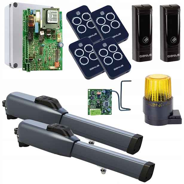 Genius Sirocco 250 Lampa Guard 230V Pilot Echo 4ks Pohon otevírací brány
