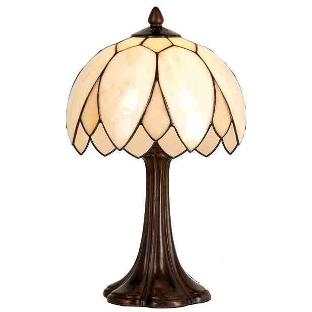 Stolní lampa Tiffany Pivoine - Ø 25*42 cm 1x E14 / max 60w Clayre & Eef