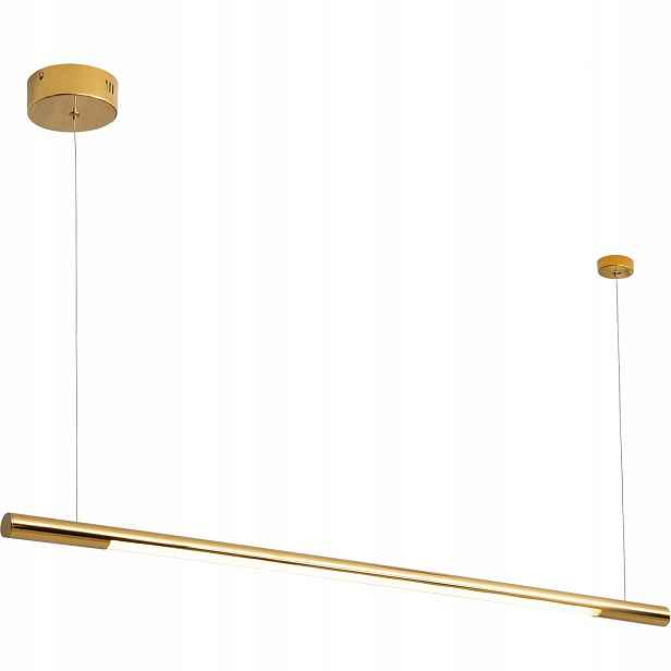 Závěsná lampa Organic Ho Zlatá Led 16 W 100 cm P0356D MaxLight
