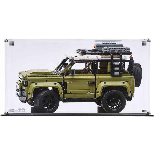 Vitrína Blacked Brick pro Lego 42110 Technic – Land Rover Defender