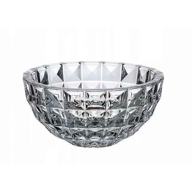 Bohemia Diamond Salátová Mísa Skleněná miska na svačinu 28 cm křišťál
