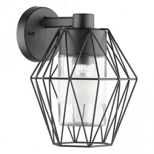 Nástěnná lampa Eglo CANOVE pozink černá 97226