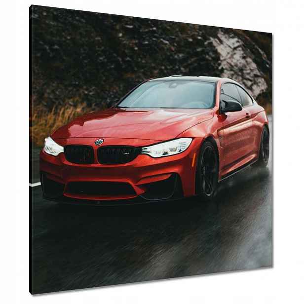 Obrazy 90x90 Červené Bmw Auto