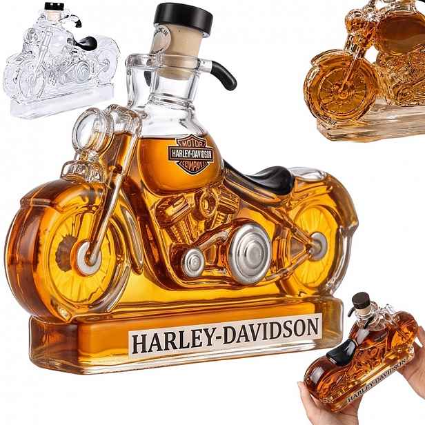 Ručně foukané sklo karafa na whisky 350 ml Bedee do domácího baru