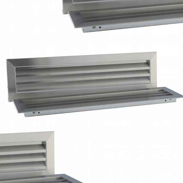 Ventilační mřížka 42x10 inox