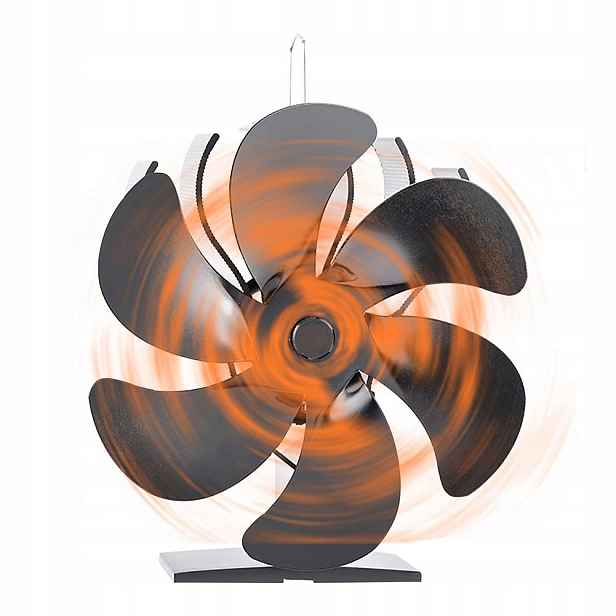 Ventilátor na kamna krby Ekovent 65-300°C Heat 6 extra výkonný