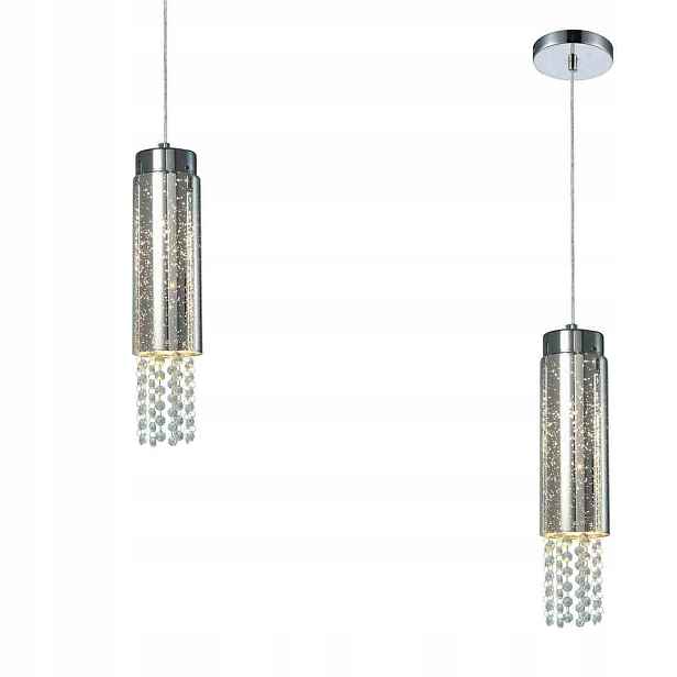 Závěsná lampa Milagro Moonlight MLP4363 1xE14 Chrom Nastavitelná