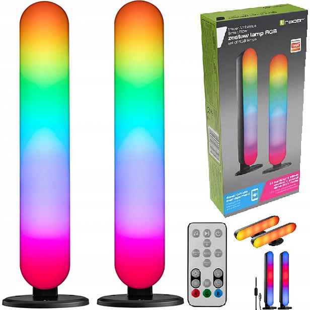 Led Rgb Stojací Lampa Na Herní Stůl 2ks Dálkový Ovladač Tuya Smart Life