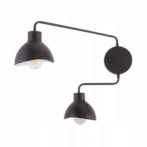 Nástěnná lampa Holi Černá Pohyblivá 2xE27 Moderní Sigma Lighting