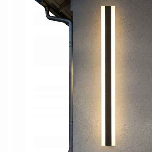 Nástěnná Venkovní Fasádní Lampa Luolong IP65 Zahradní Osvětlení 100 CM