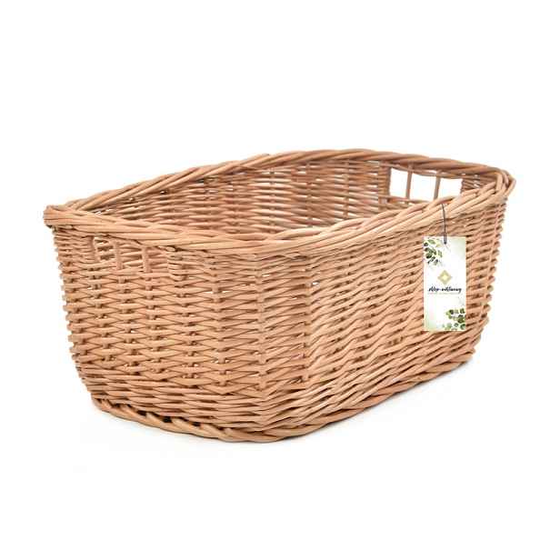 Proutěná krabička Regálový koš Organizér na dárek 33x25 cm