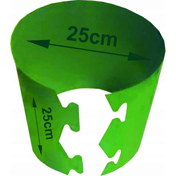 Spínací květináče 25x25 pro pěstování zeleniny – 10 ks – Kvalita Tvrdé Pvc