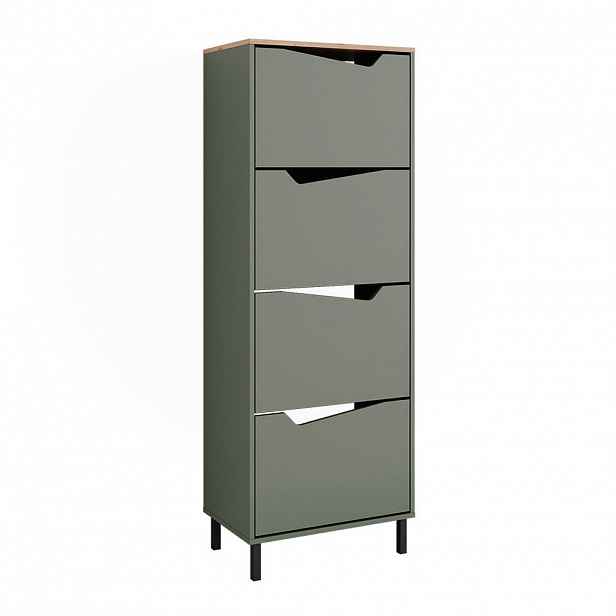 Vicco BOTNÍK NA BOTY Marelle Zelená/umělecká 60 x 167.4 cm se 4 přihrádkami