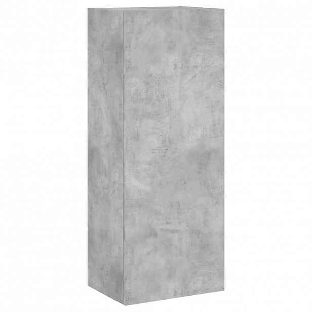 vidaXL Nástěnná TV skříňka betonově šedá 40,5 x 30 x 102 cm kompozit