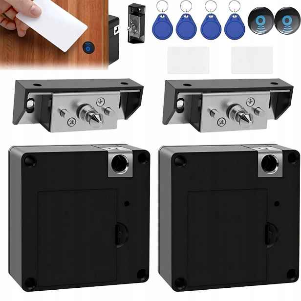 Elektronický Zámek Do Skříně Zásuvky Na Karty Přívěsek Na Klíče Rfid Pastilky Skrytý