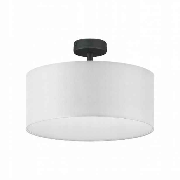 Stropní Svítidlo Rondo Bílý Abažur 4xE27 40 cm Moderní design Obývací pokoj Dům