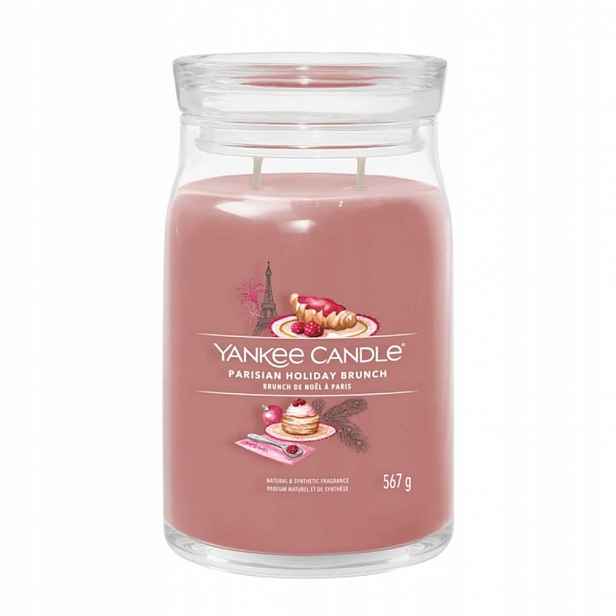 Velká vonná svíčka Yankee Candle Parisian Holiday Brunch