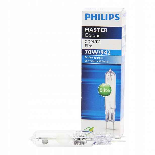 Metalhalogenidová lampa Philips Cdm-tc 70W 942 G8,5 MasterColour žárovka