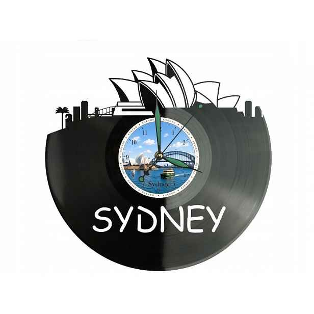 Sydney Město Austrálie Nápad na Dárek Nástěnná Dekorace z vinylové desky