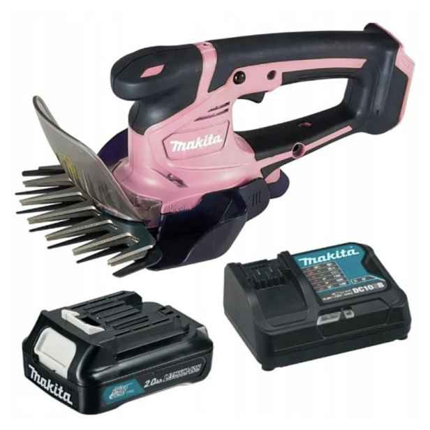 Makita UM600DSAP Nůžky Na Trávy Akumulátorové Růžové 16 cm 12 V