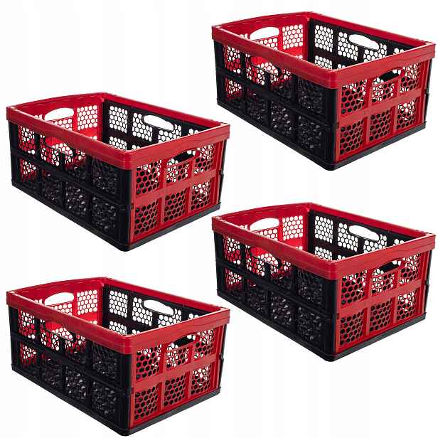Skládací Box Do Kufru Auta Košík Skládací Box 4x32 L Velký