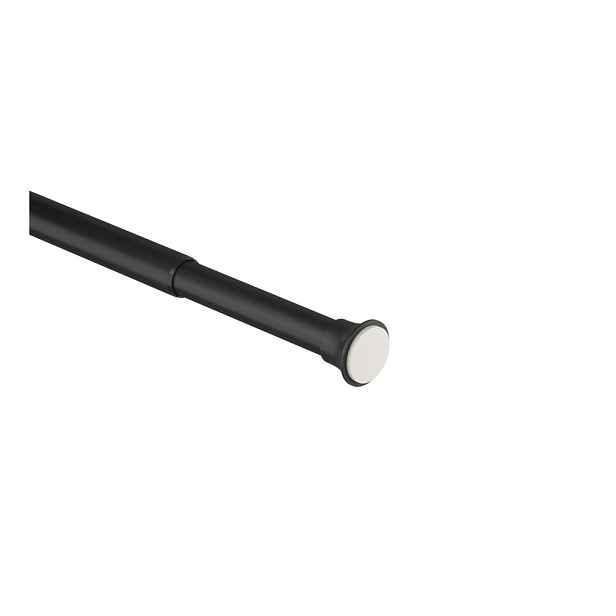 Matně černá tyč na sprchový závěs 106 - 182 cm Chroma – Umbra
