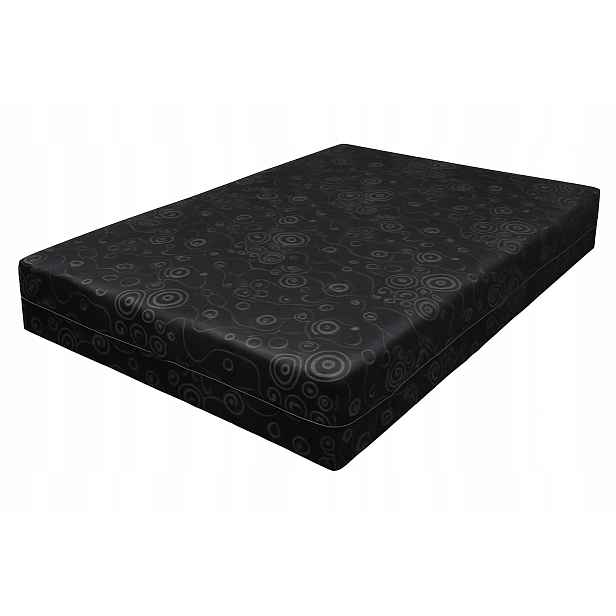 Obal na matrace s prošívaným zipem tmavý 120x200 Žakár