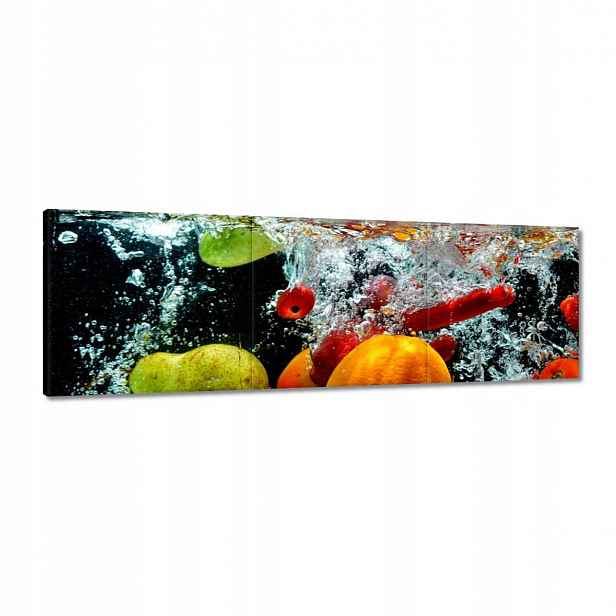 Obrazy 120x40 Ovoce a zelenina ve vodě