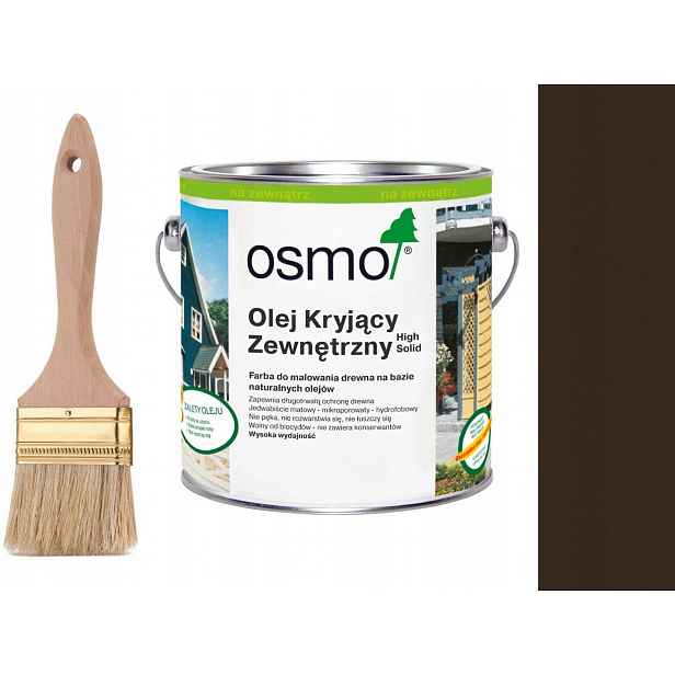Osmo Krycí olej 2607 Tmavě Hnědý 0,75L Dárek