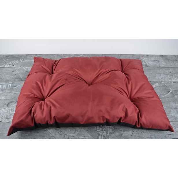 Polštář pro psy PACCO 90x60x15 cm color 12 vínová Mybesthome