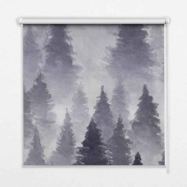 TULUP VNITŘNÍ roleta - okenní roleta - roleta - 130x140 cm - Mlžný les