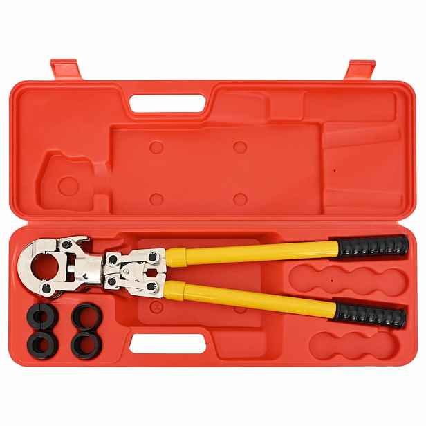 vidaXL Hydraulické lisovací kleště 16–20–26–32 mm