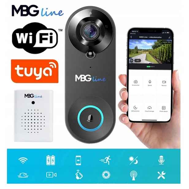 Video interkom Mbg line Sf W3 White