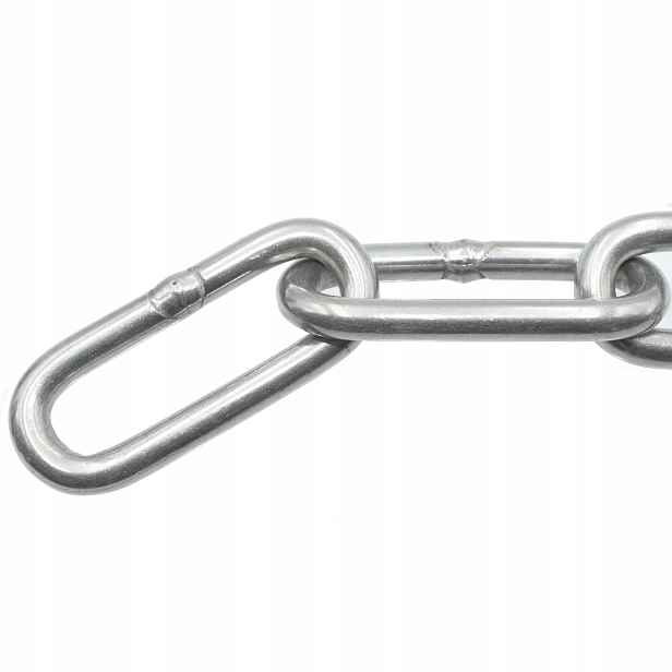 Nerezový Řetěz Odolný Vůči Kyselinám D=4 MM Din 763 10 Mb