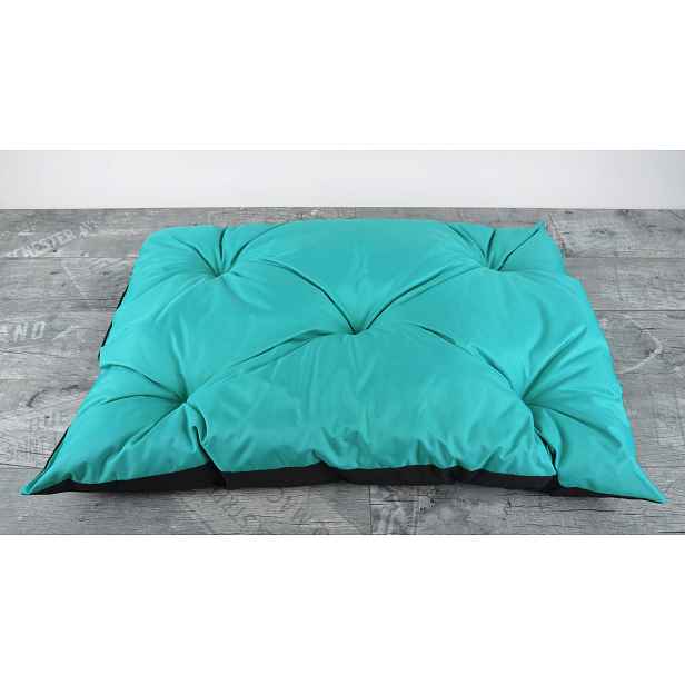 Polštář pro psy PACCO 90x60x15 cm color 51 tyrkysová Mybesthome