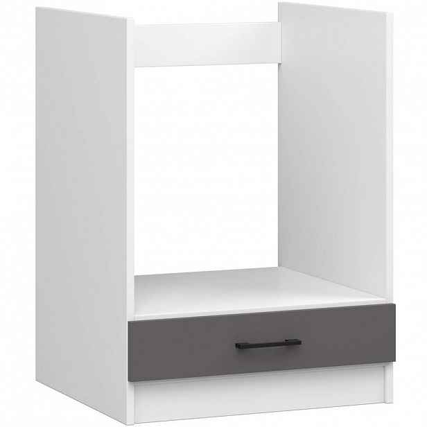 RAUMHIRSCH FURNITURE ZÁVĚSNÁ SKŘÍŇ Bílá, grafitově šedá 82/60/55