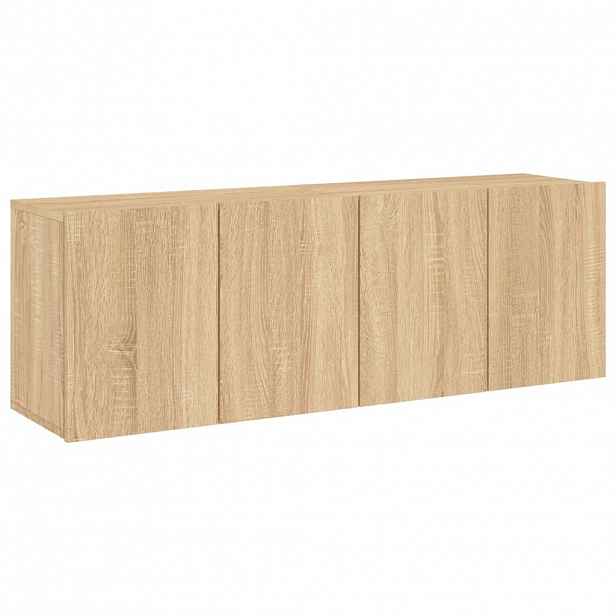vidaXL TV skříňky nástěnné 2 ks dub sonoma 60 x 30 x 41 cm