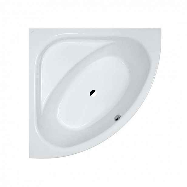 Laufen Solutions - Rohová vana s konstrukcí, 140x140 cm, bílá H2425010000001