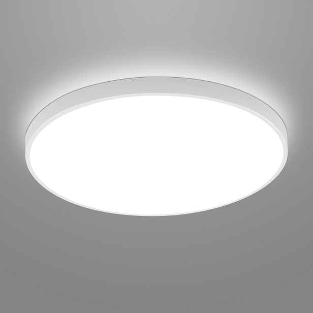 Led stropní svítidlo do koupelny, bílé, 6500K, IP44, 24W