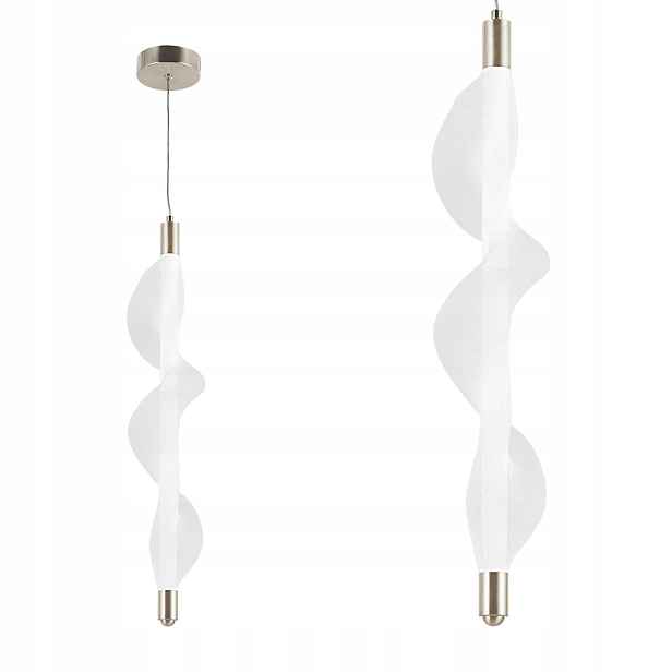 Moderní závěsná Led lampa Zlatá Jednotlivá 41 Vlnitá