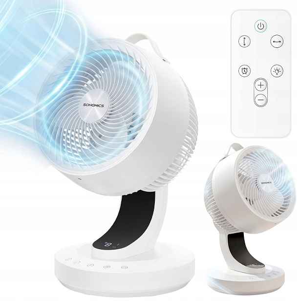 Stolní ventilátor Songmics XFC001W1EU bílý
