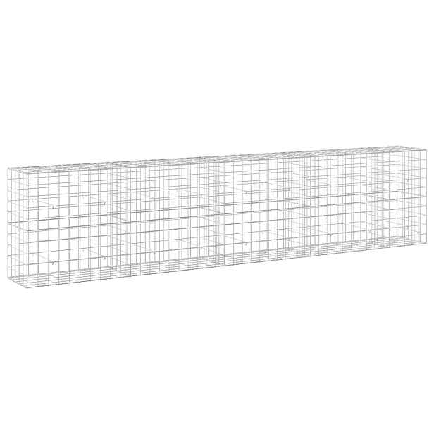vidaXL Gabion s drátem 3,5 mm a síťkou 10x10 cm 450x50x100 cm