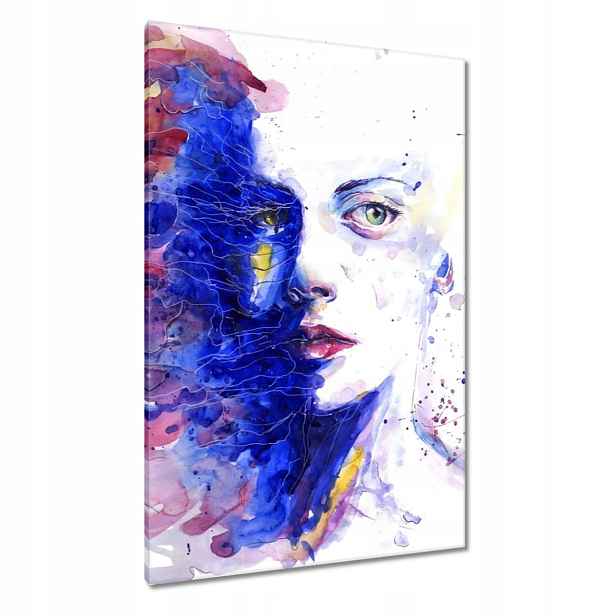 Obrazy 80x120 Akvarel Portrét Postava
