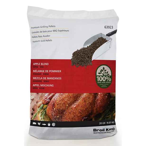 Pelety na grilování Broil King Jabloň, 9 kg