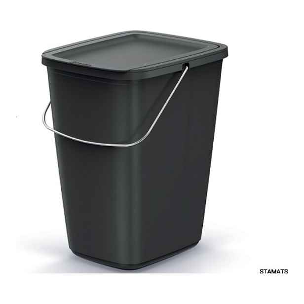 Prosperplast Odpadkový koš COMPACTO FLAS 12 L černý