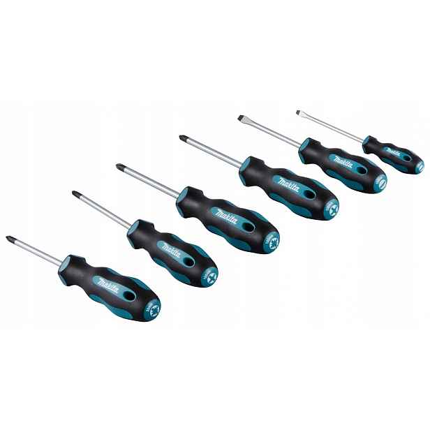 Sada šroubováků 2ks Sl 2ks Ph 2ks Pz Makita E-10528