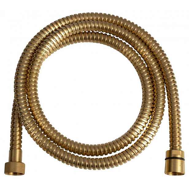 Sapho Powerflex - Sprchová hadice, 150 cm, matná zlatá FLE1019