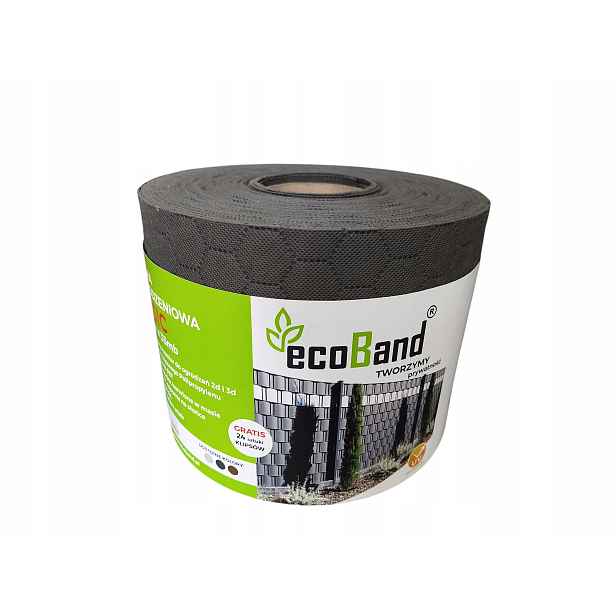 Stínící panelové pásy Luxome ecoBand Antracit 19,3 x 48 m klipsy