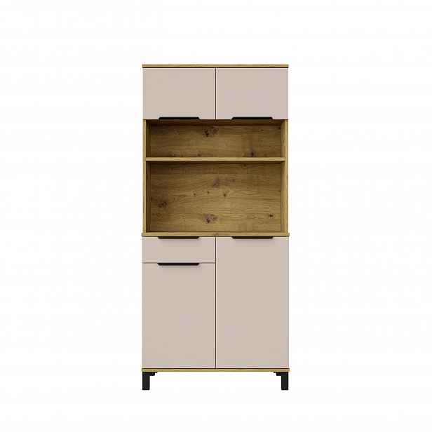 Buffet Solea 80 Barva korpusu: Dub artisan, Barva dvířek: Kašmír